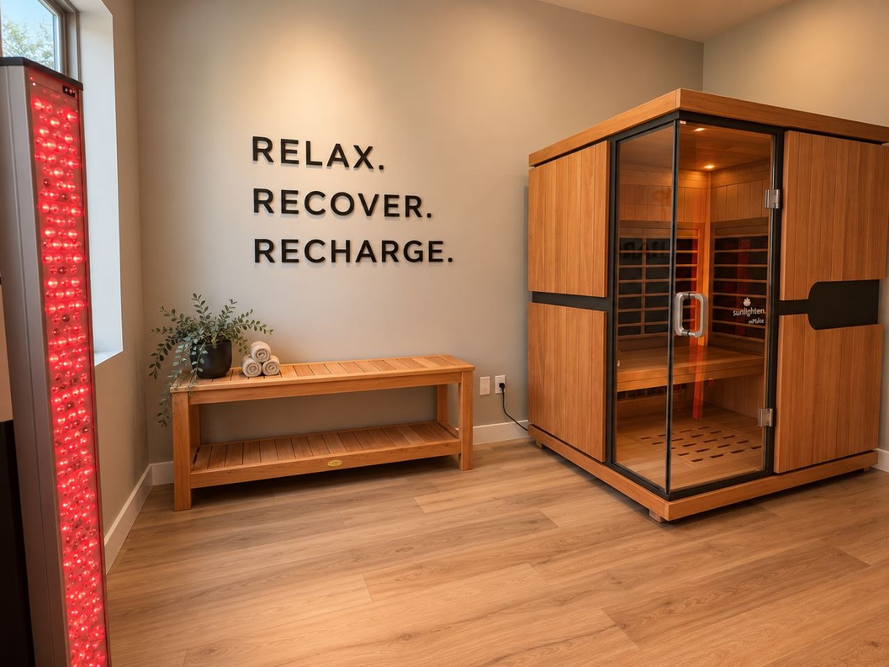 The recovery suite at Summit Spine & Wellness
